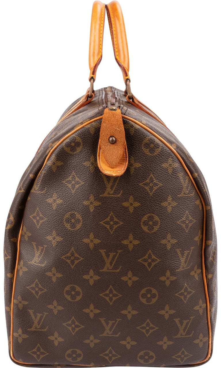 Louis Vuitton Monogram Canvas Keepall 50 Travel Bag Bruin