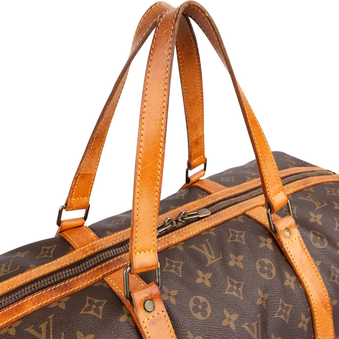 Louis Vuitton Monogram Canvas Sac Souple Handbag Bruin