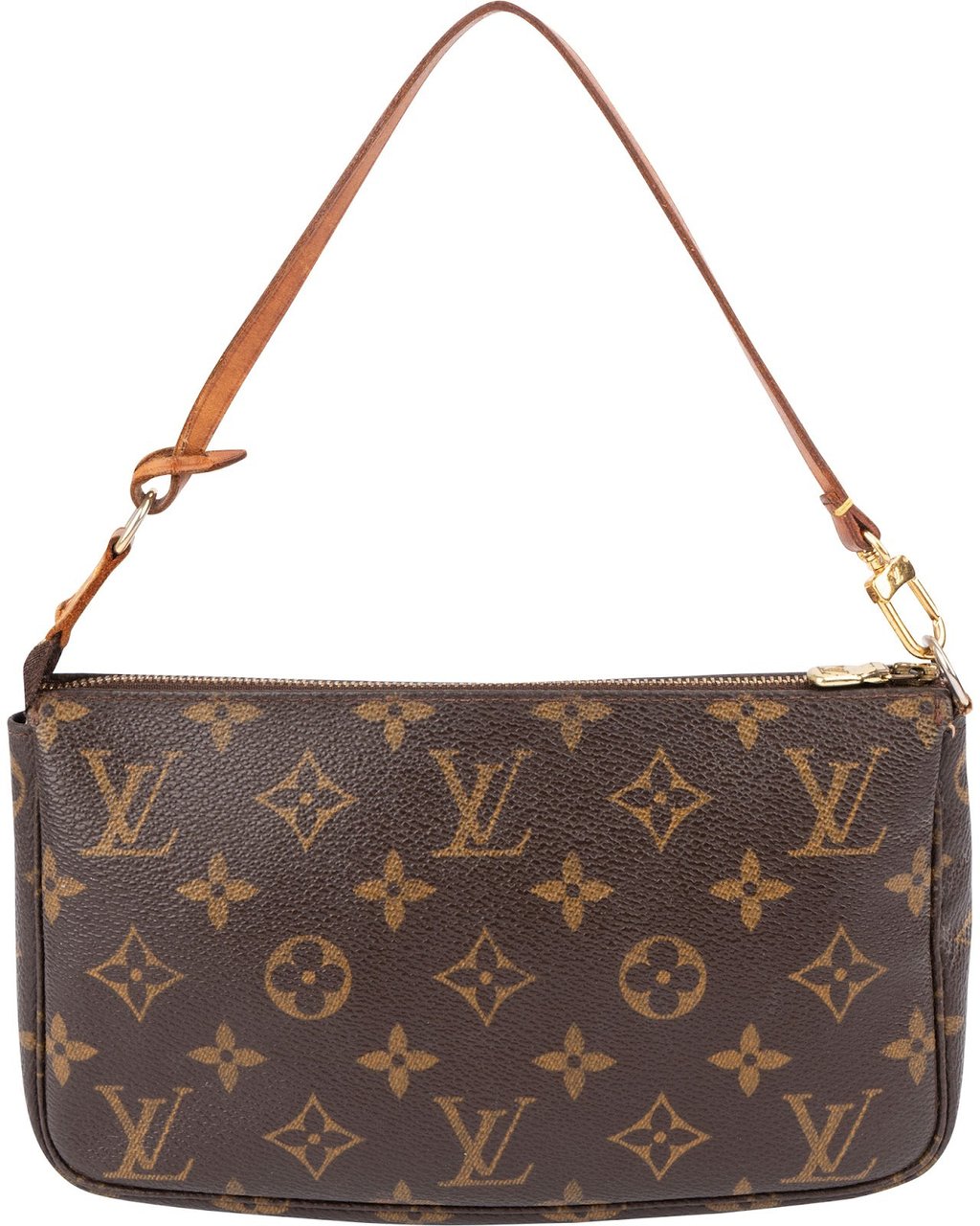 Louis Vuitton Monogram Canvas Pochette Accessoires Handbag Bruin