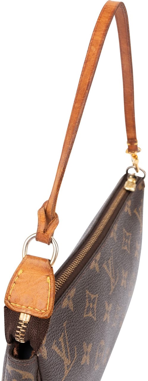 Louis Vuitton Monogram Canvas Pochette Accessoires Handbag Bruin
