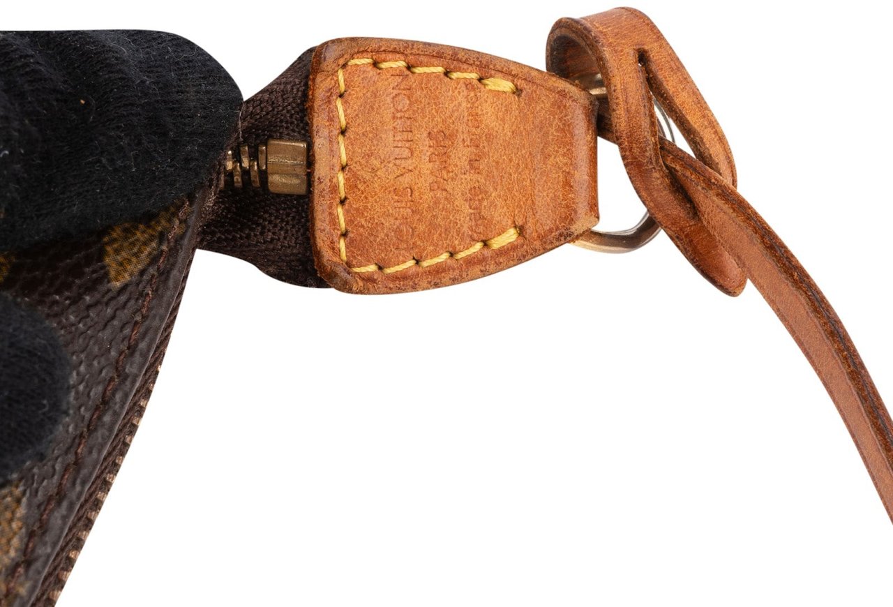 Louis Vuitton Monogram Canvas Pochette Accessoires Handbag Bruin