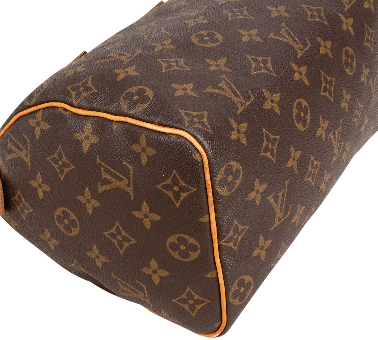 Louis Vuitton Monogram Canvas Speedy 25 Handbag Bruin