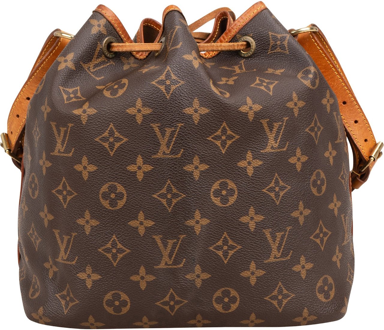 Louis Vuitton Monogram Canvas Sac Noé Petit Shoulder Bag Bruin