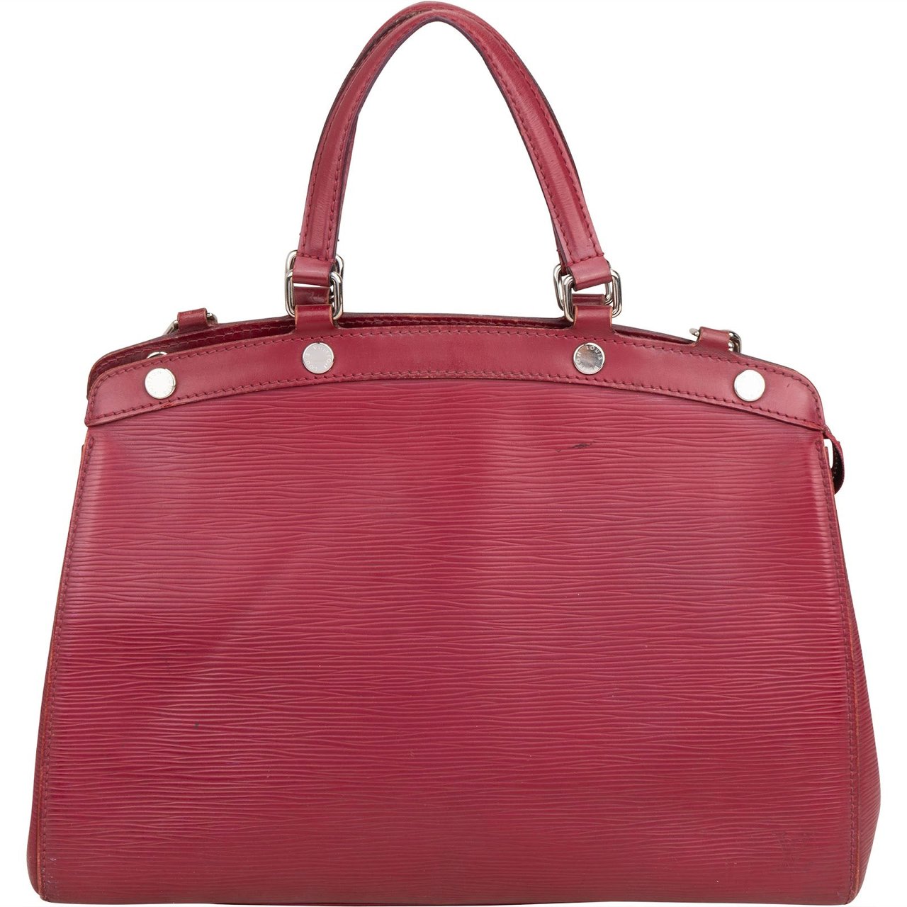 Louis Vuitton Pink Epi Leather Brea MM Handbag Rood