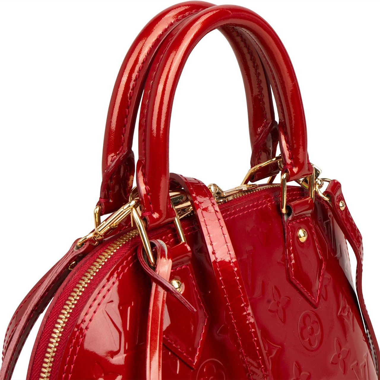 Louis Vuitton Monogram Vernis Alma BB Handbag Rood