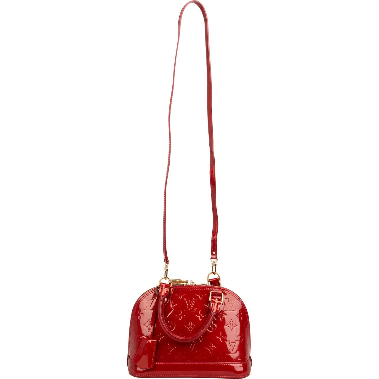 Louis Vuitton Monogram Vernis Alma BB Handbag Rood