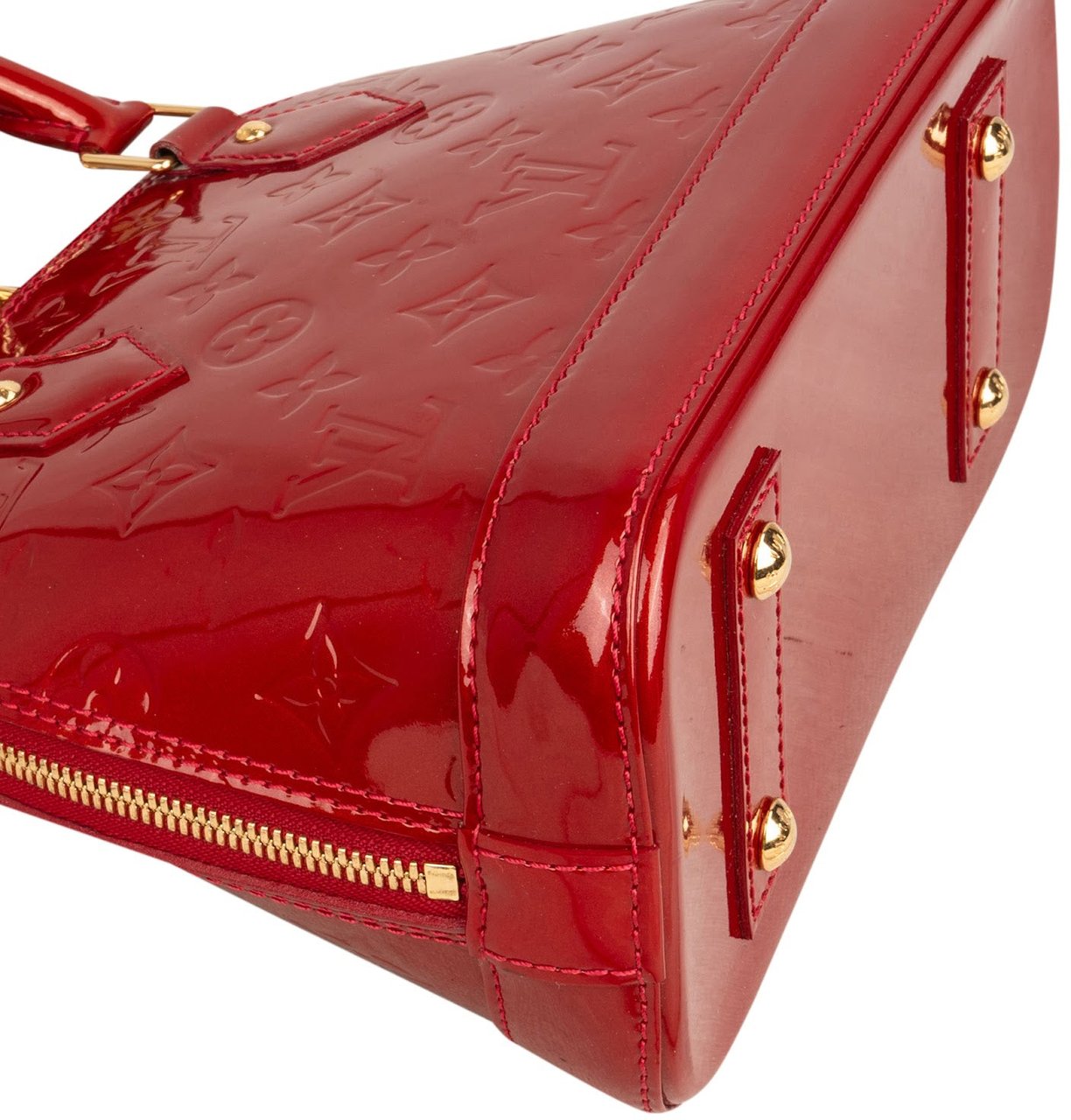 Louis Vuitton Monogram Vernis Alma BB Handbag Rood