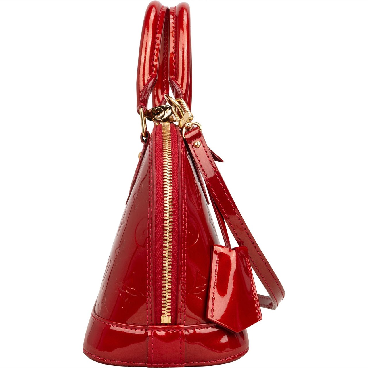 Louis Vuitton Monogram Vernis Alma BB Handbag Rood