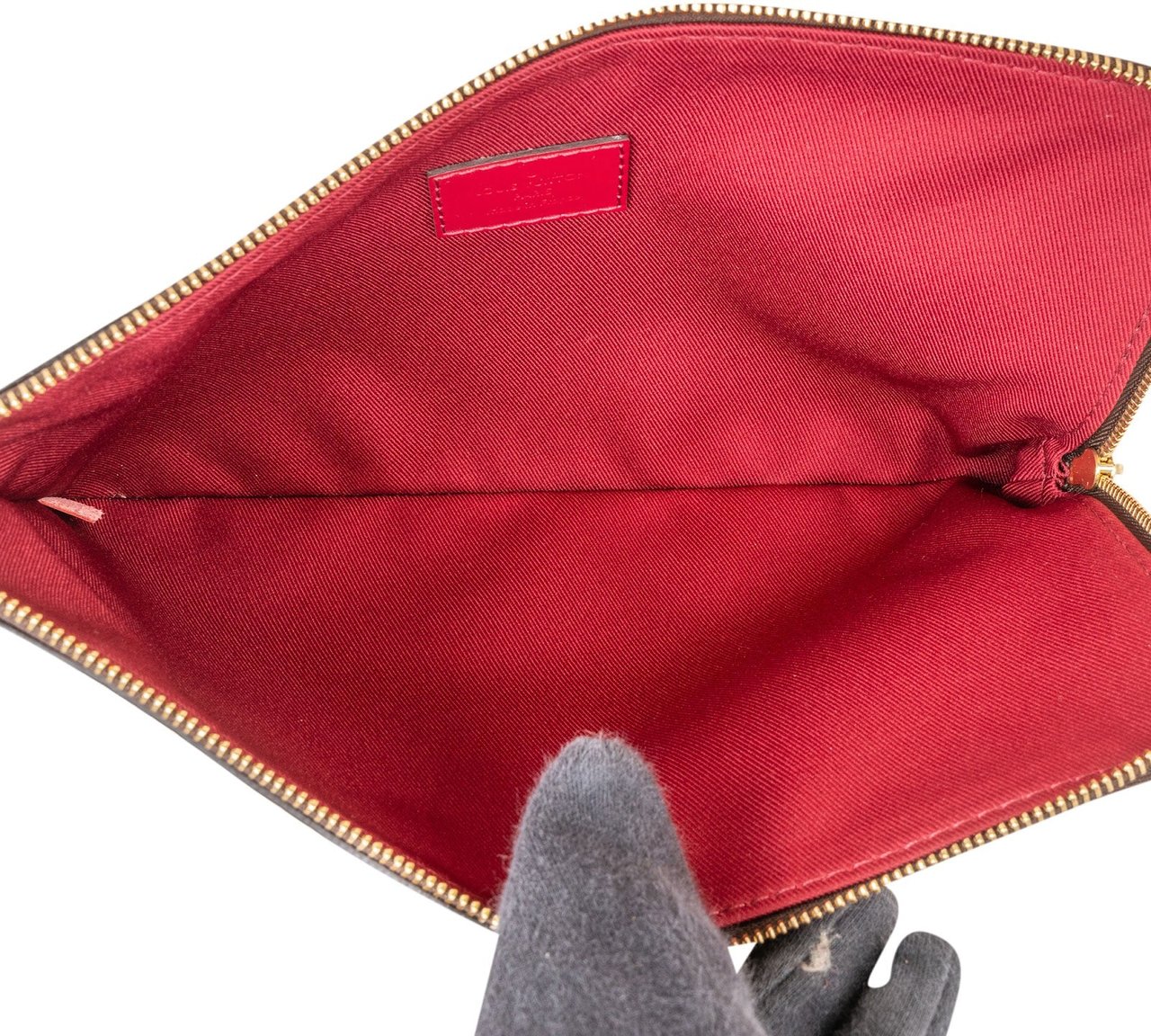 Louis Vuitton Monogram Canvas Etui Voyageur PM Clutch Bruin