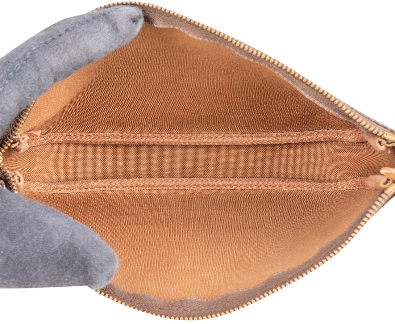 Louis Vuitton Monogram Canvas Pochette Accessoires Handbag Bruin