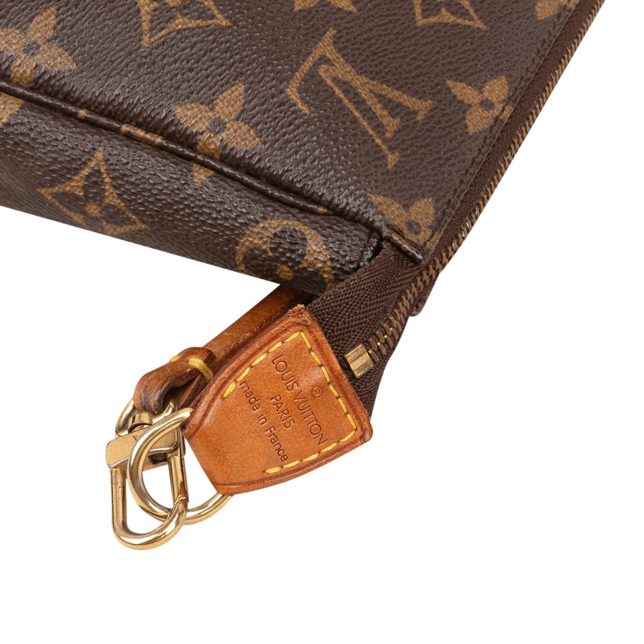 Louis Vuitton Monogram Canvas Pochette Accessoires Handbag Bruin