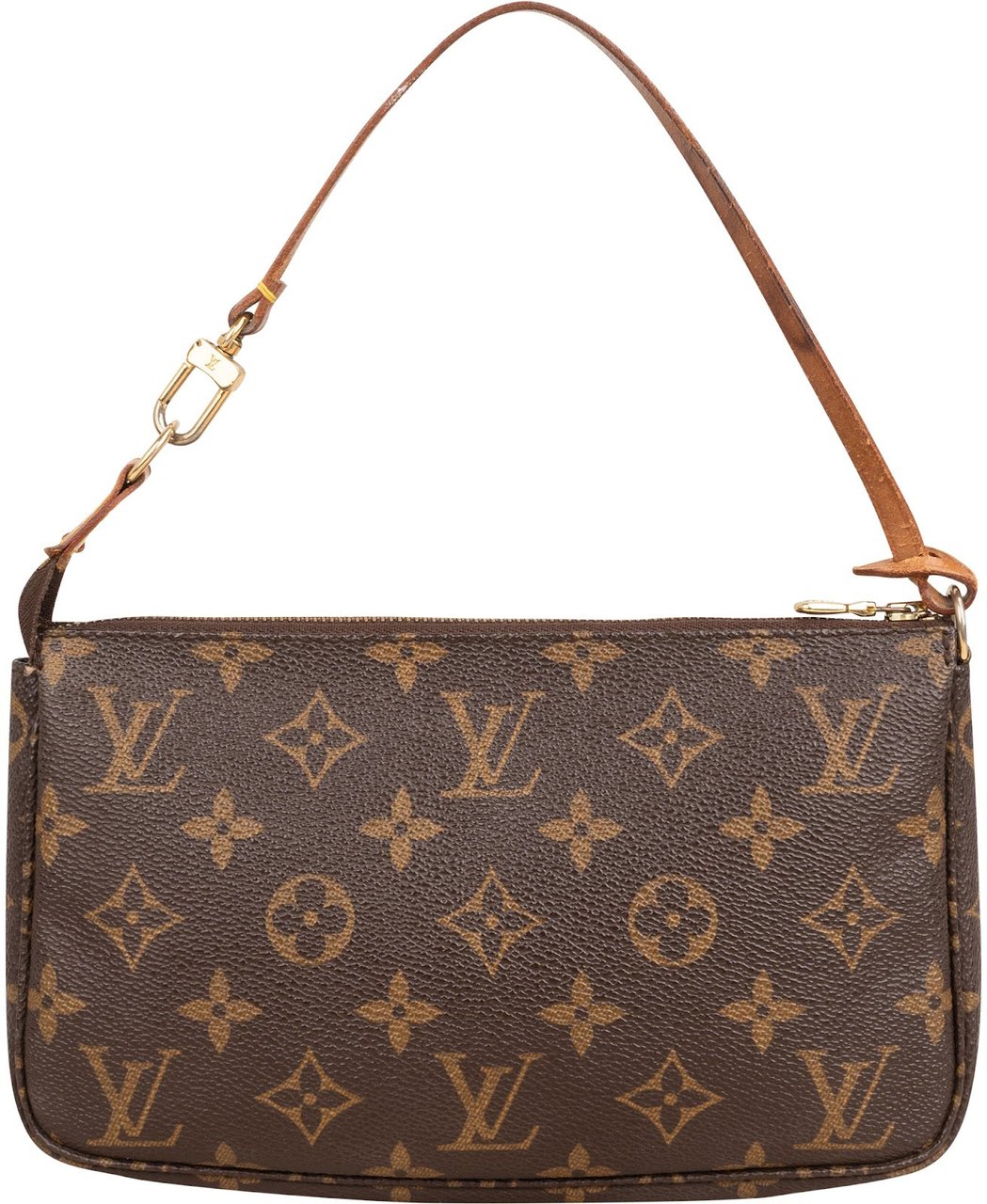 Louis Vuitton Monogram Canvas Pochette Accessoires Handbag Bruin