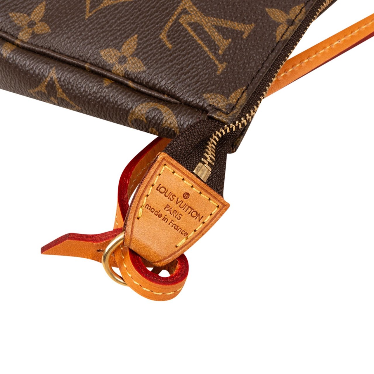 Louis Vuitton Monogram Canvas Pochette Accessoires Handbag Bruin