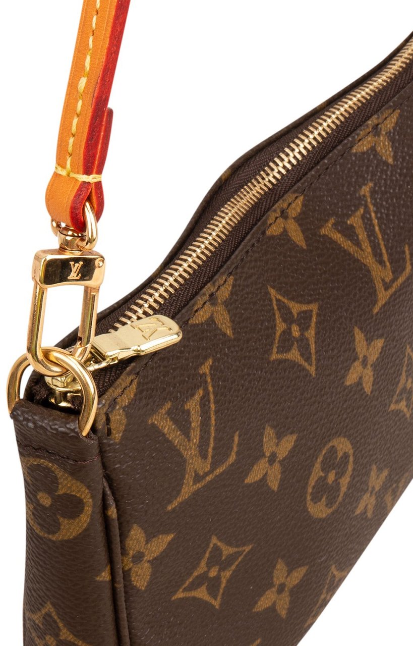 Louis Vuitton Monogram Canvas Pochette Accessoires Handbag Bruin