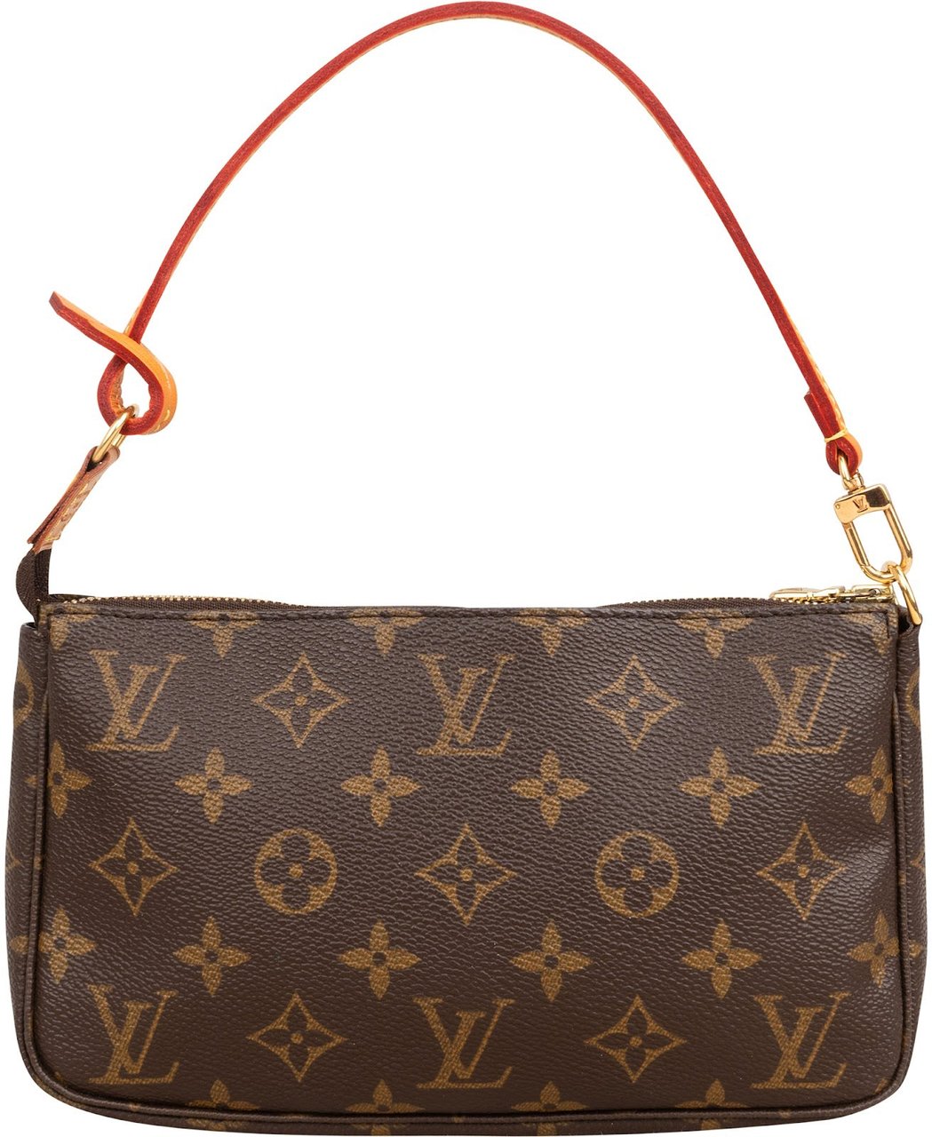 Louis Vuitton Monogram Canvas Pochette Accessoires Handbag Bruin
