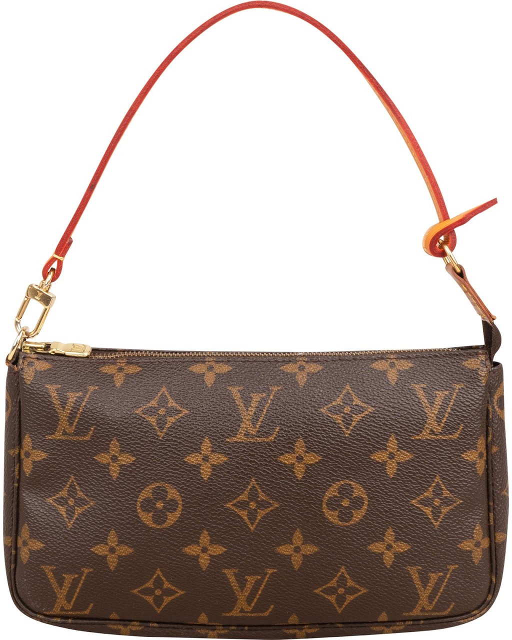 Louis Vuitton Monogram Canvas Pochette Accessoires Handbag Bruin