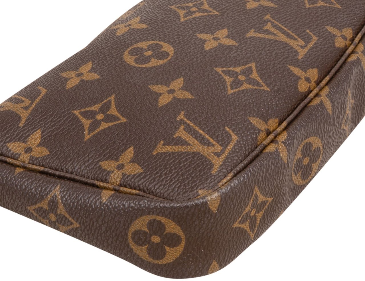Louis Vuitton Monogram Canvas Pochette Accessoires Handbag Bruin