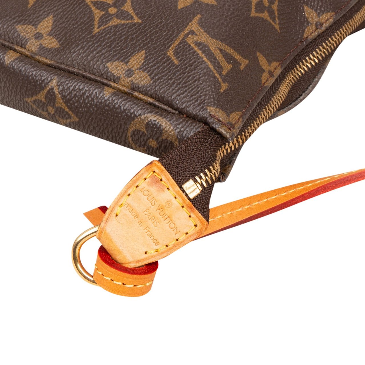 Louis Vuitton Monogram Canvas Pochette Accessoires Handbag Bruin