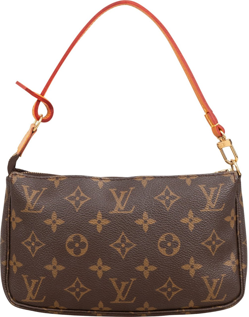 Louis Vuitton Monogram Canvas Pochette Accessoires Handbag Bruin
