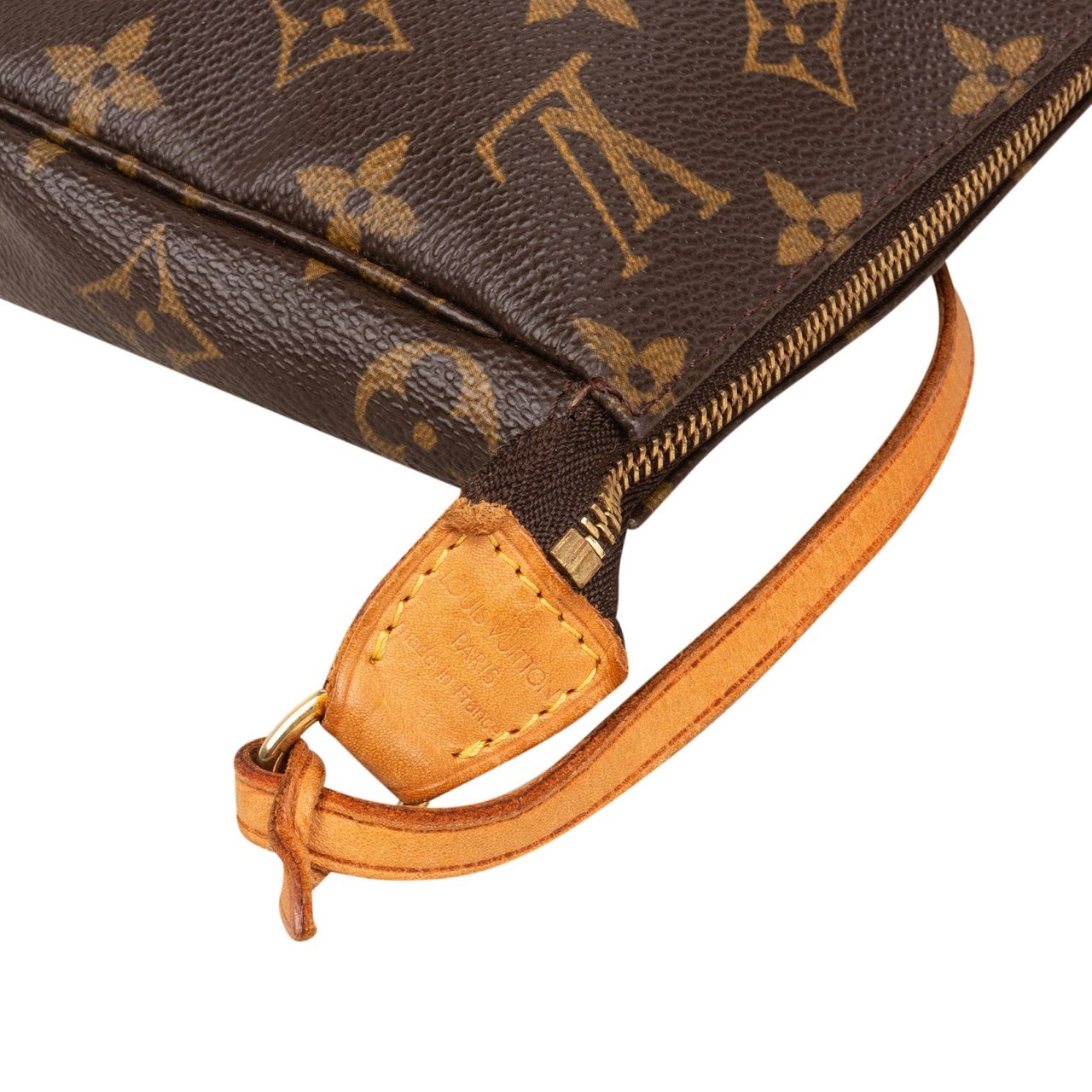 Louis Vuitton Monogram Canvas Pochette Accessoires Handbag Bruin