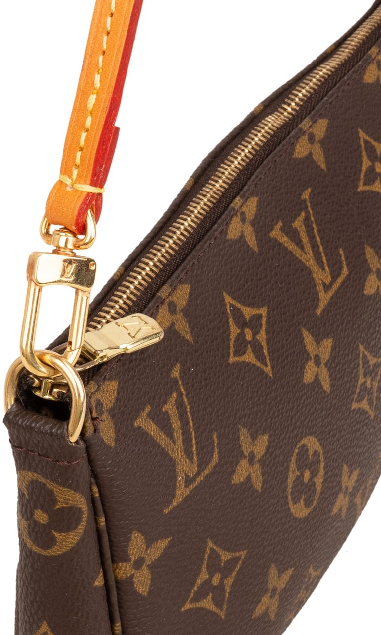 Louis Vuitton Monogram Canvas Pochette Accessoires Handbag Bruin