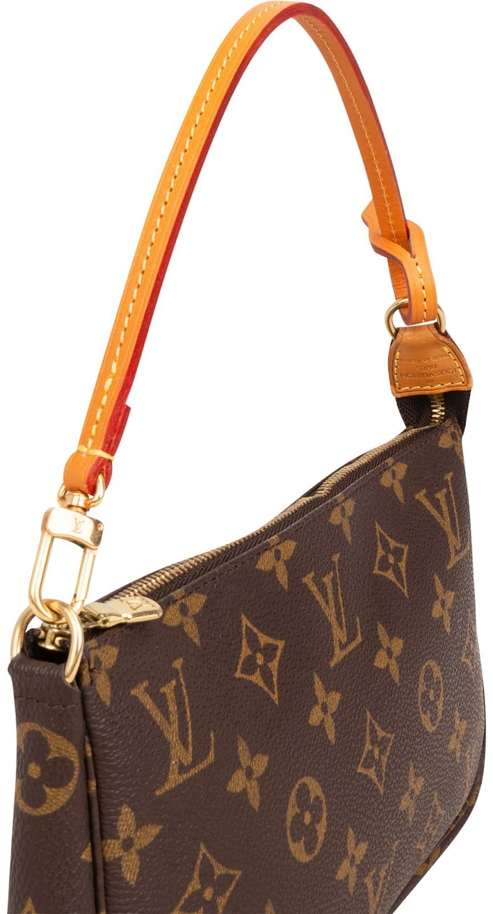 Louis Vuitton Monogram Canvas Pochette Accessoires Handbag Bruin