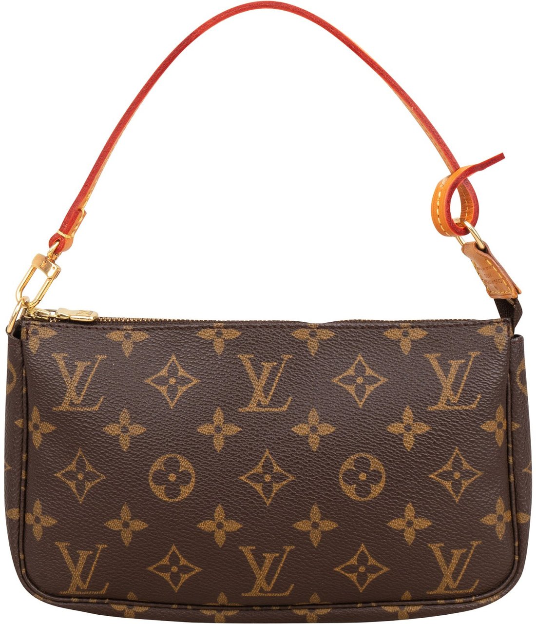 Louis Vuitton Monogram Canvas Pochette Accessoires Handbag Bruin