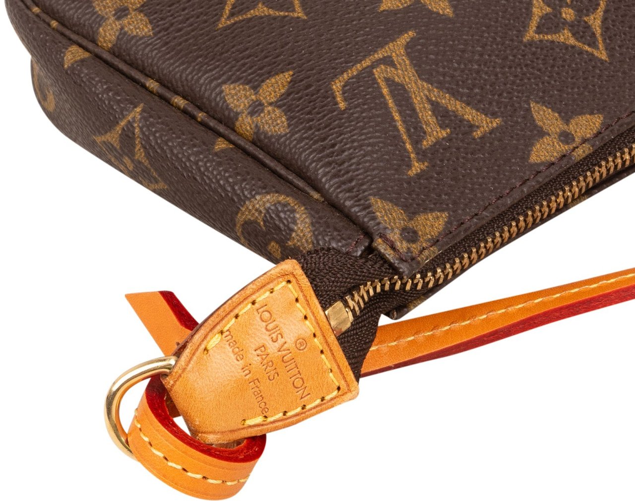 Louis Vuitton Monogram Canvas Pochette Accessoires Handbag Bruin