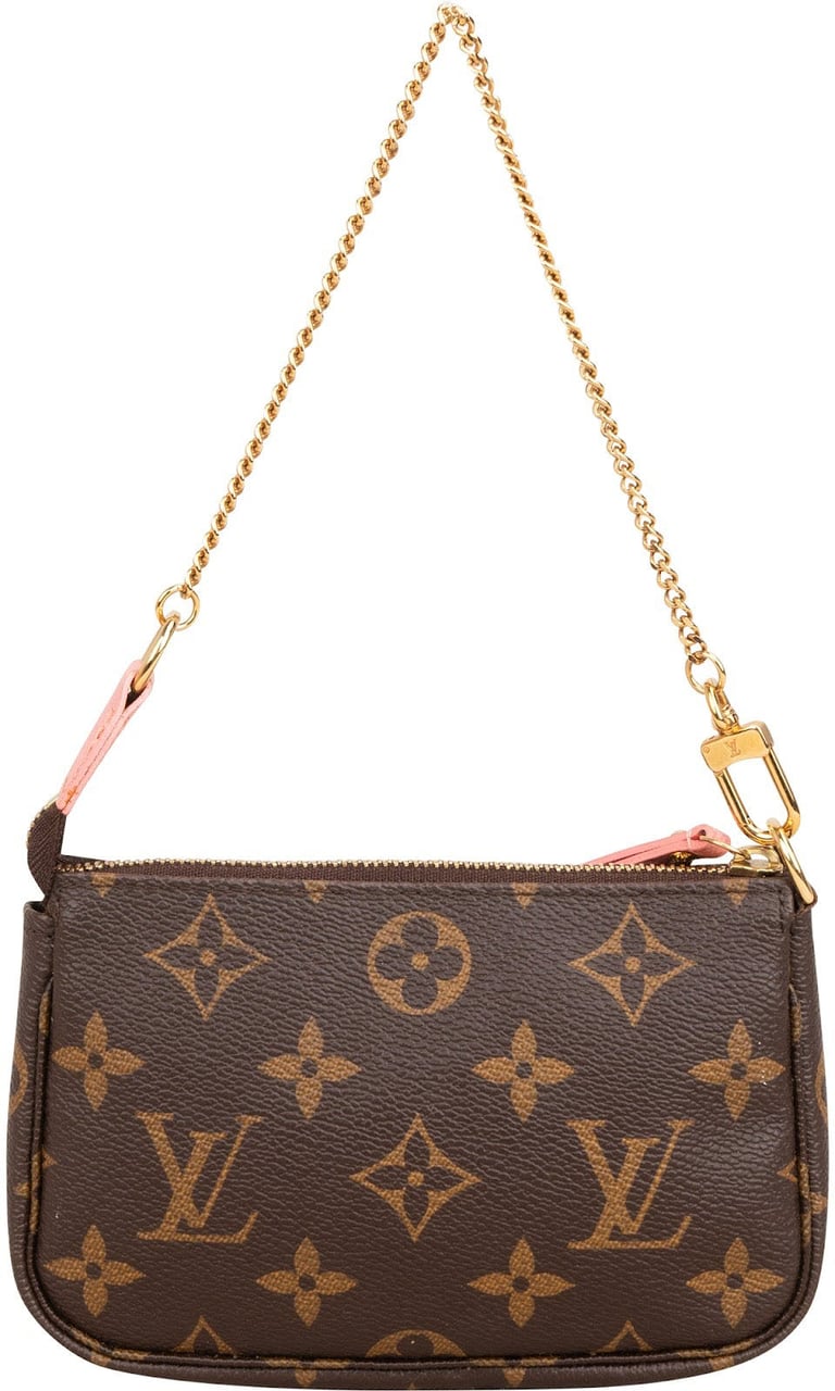 Louis Vuitton Monogram Illustre Mini Pochette Accessoires Handbag Bruin