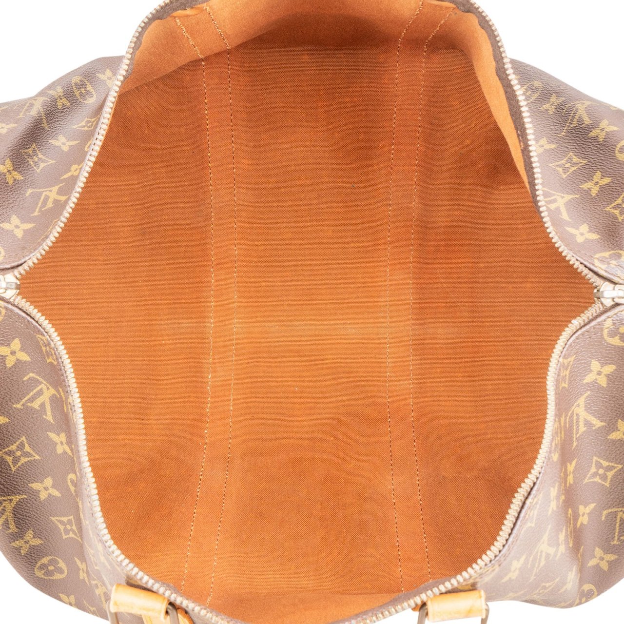 Louis Vuitton Monogram Canvas Keepall 50 Travel Bag Bruin