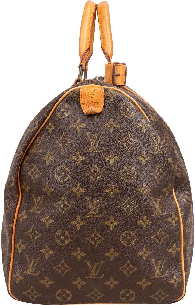 Louis Vuitton Monogram Canvas Keepall 50 Travel Bag Bruin