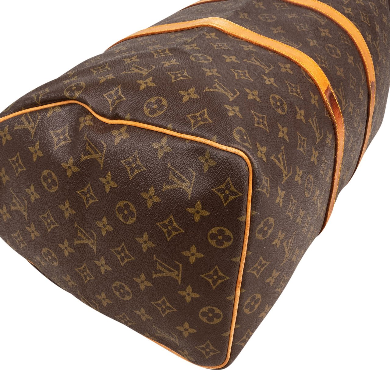 Louis Vuitton Monogram Canvas Keepall 50 Travel Bag Bruin