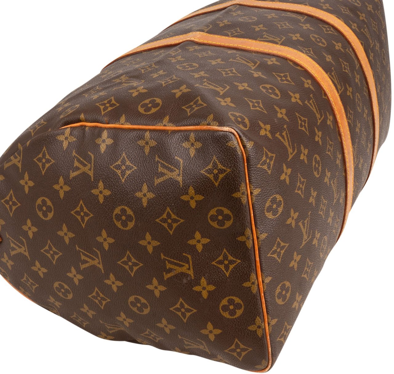 Louis Vuitton Monogram Canvas Keepall 50 Travel Bag Bruin