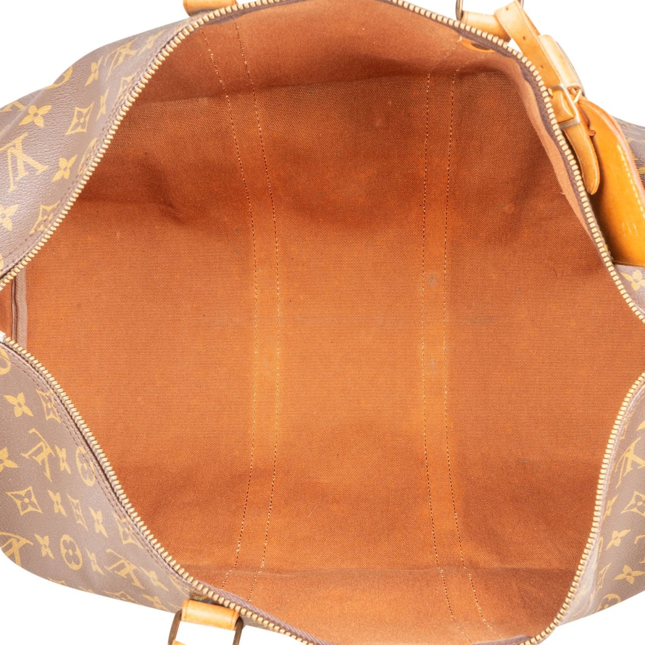 Louis Vuitton Monogram Canvas Keepall 50 Travel Bag Bruin