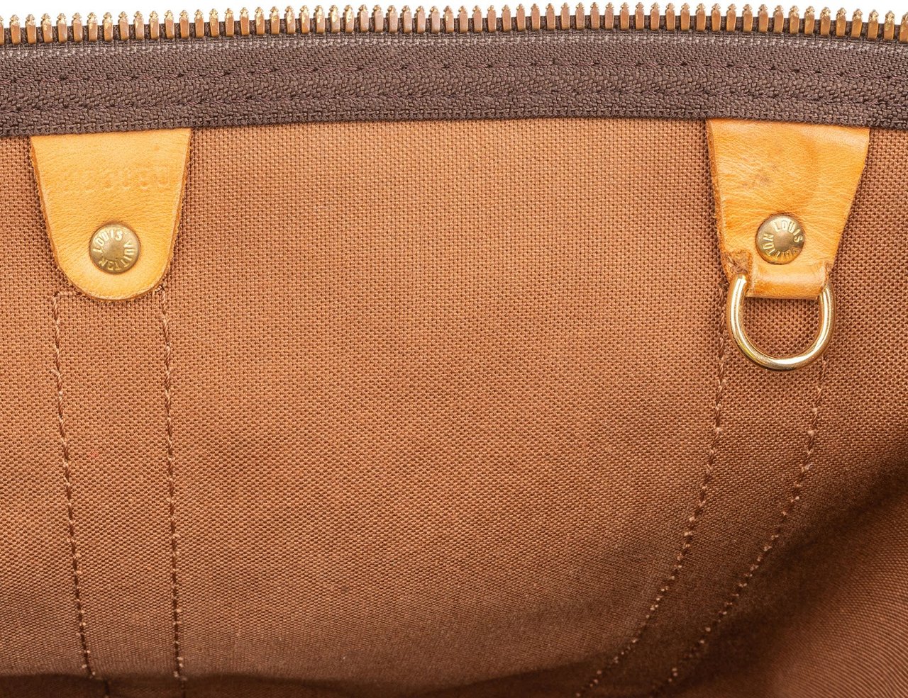 Louis Vuitton Monogram Canvas Keepall 45 Bandoulière Travel Bag Bruin