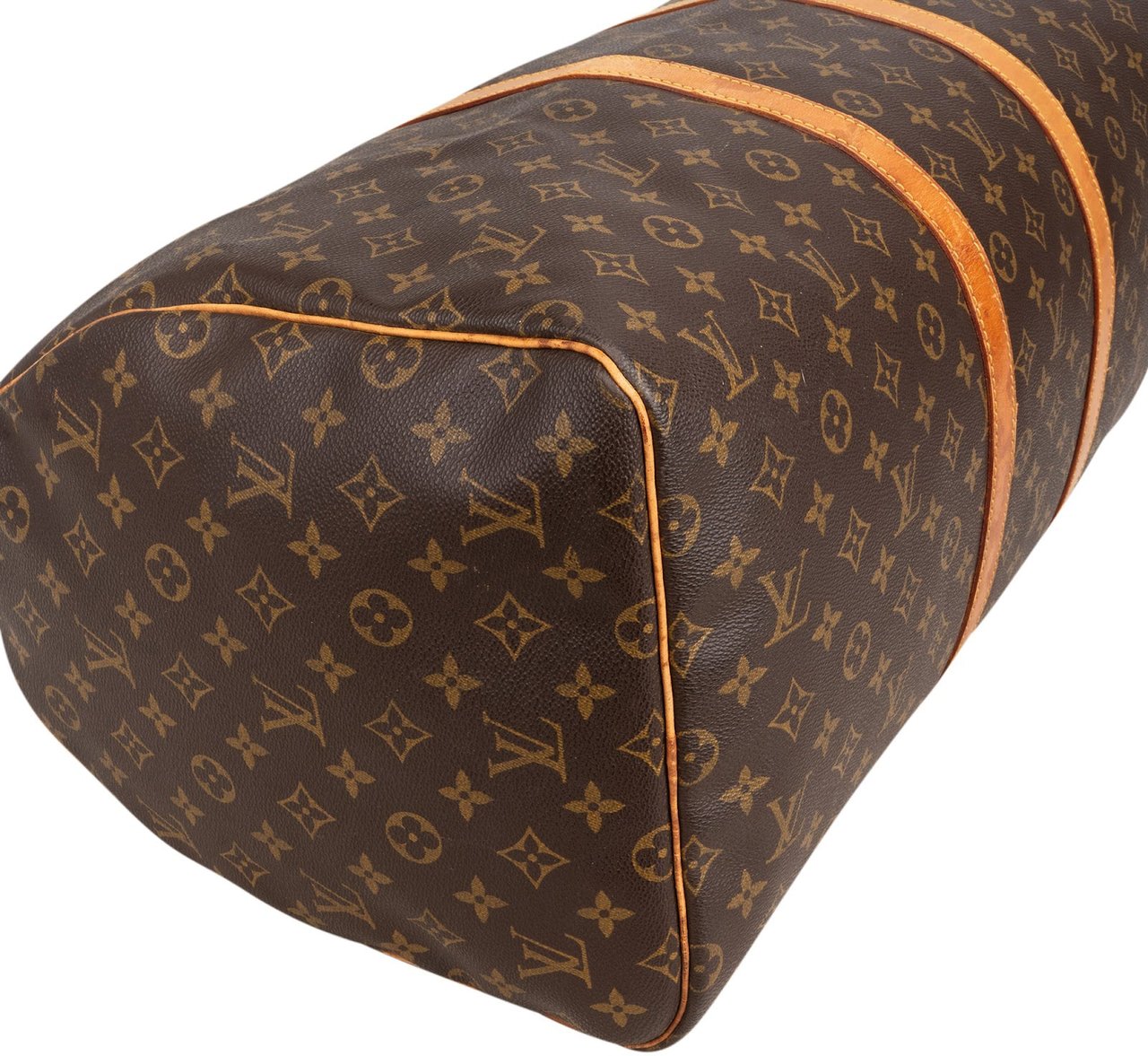 Louis Vuitton Monogram Canvas Keepall 60 Travel Bag Bruin