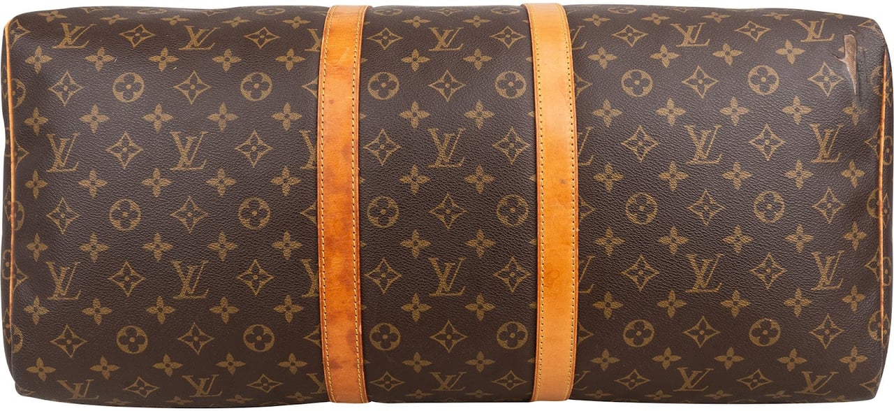 Louis Vuitton Monogram Canvas Keepall 60 Travel Bag Bruin