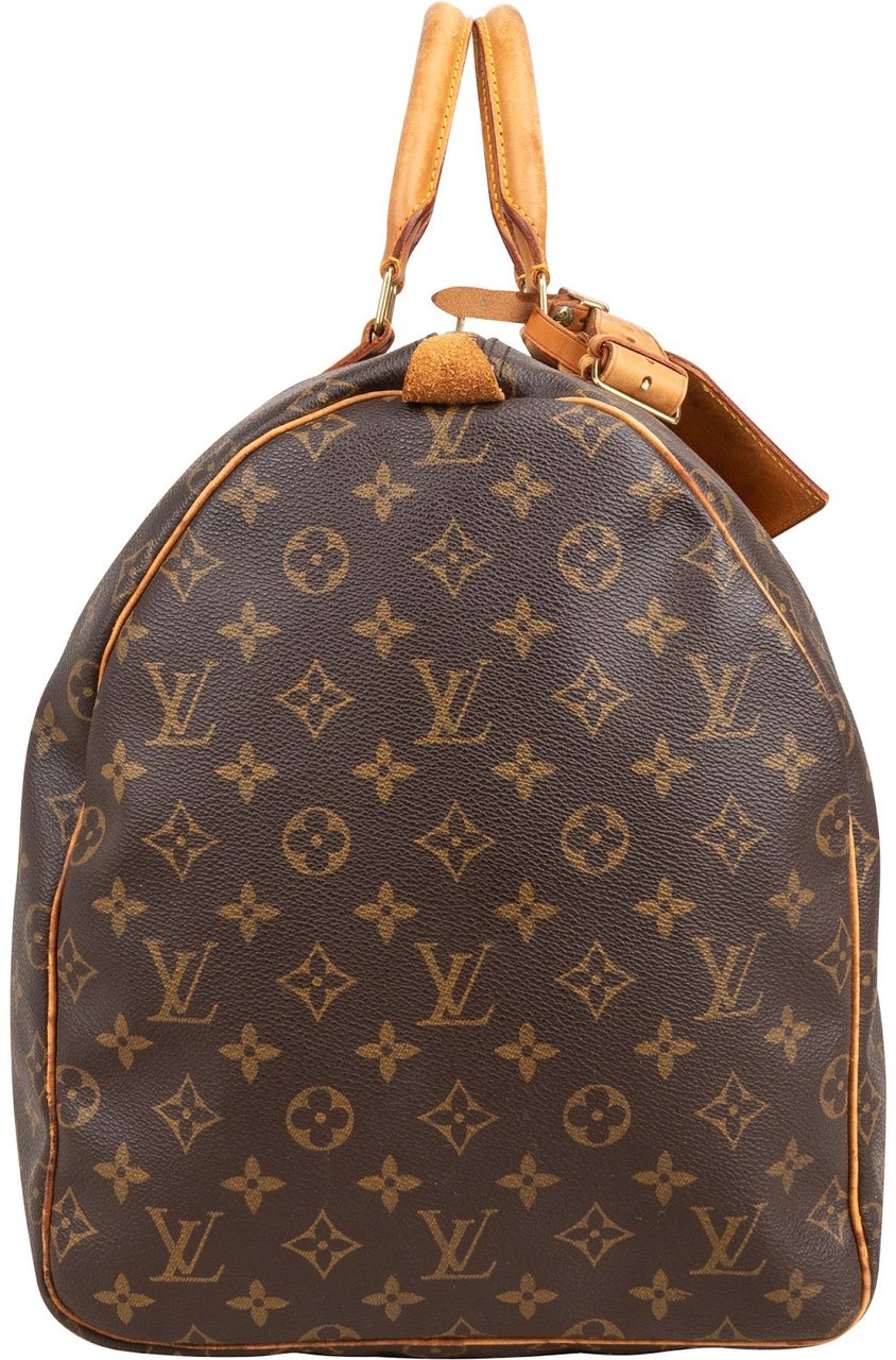 Louis Vuitton Monogram Canvas Keepall 60 Travel Bag Bruin