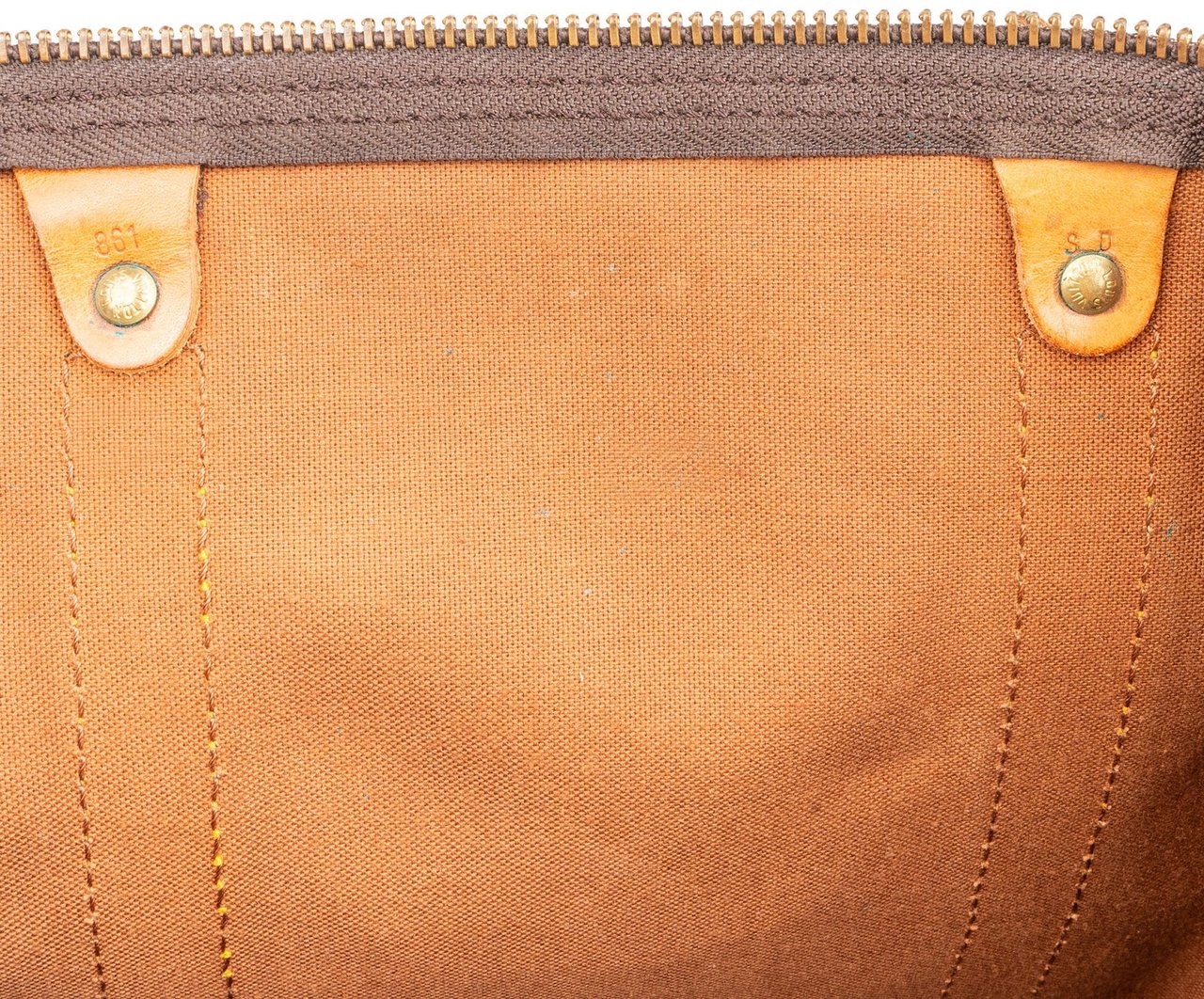 Louis Vuitton Monogram Canvas Keepall 55 Bandoulière Travel Bag Bruin