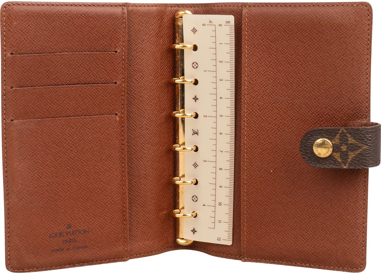 Louis Vuitton Monogram Canvas Agenda PM Organizer Bruin