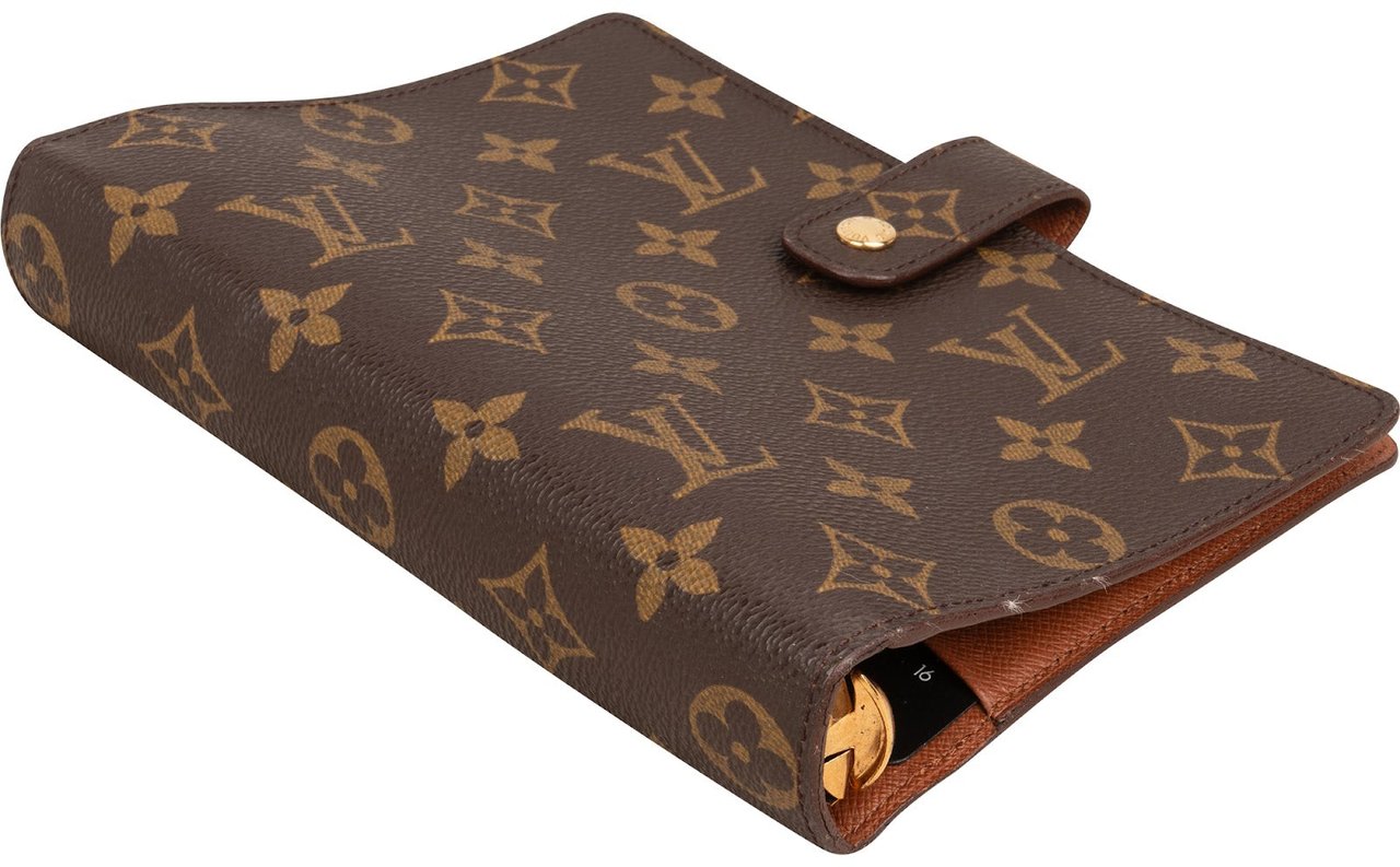 Louis Vuitton Monogram Canvas Agenda MM Organizer Bruin