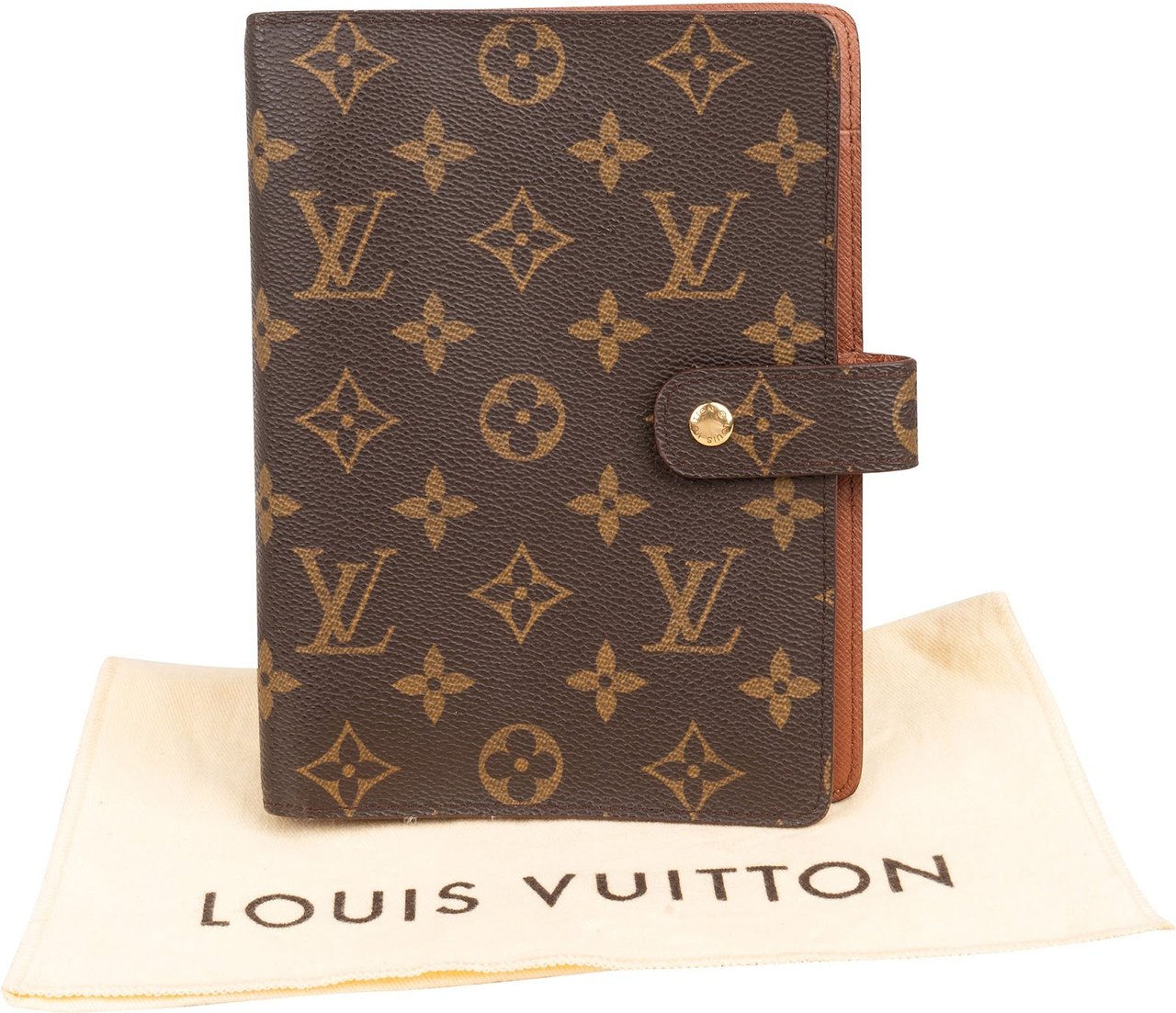 Louis Vuitton Monogram Canvas Agenda MM Organizer Bruin