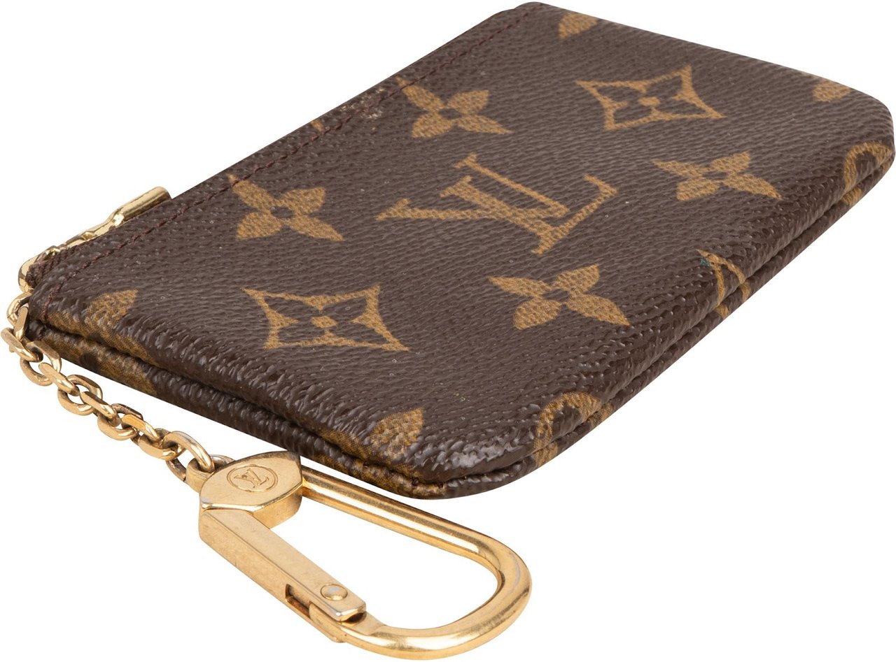 Louis Vuitton Monogram Canvas Cles Key Pouch Wallet Bruin