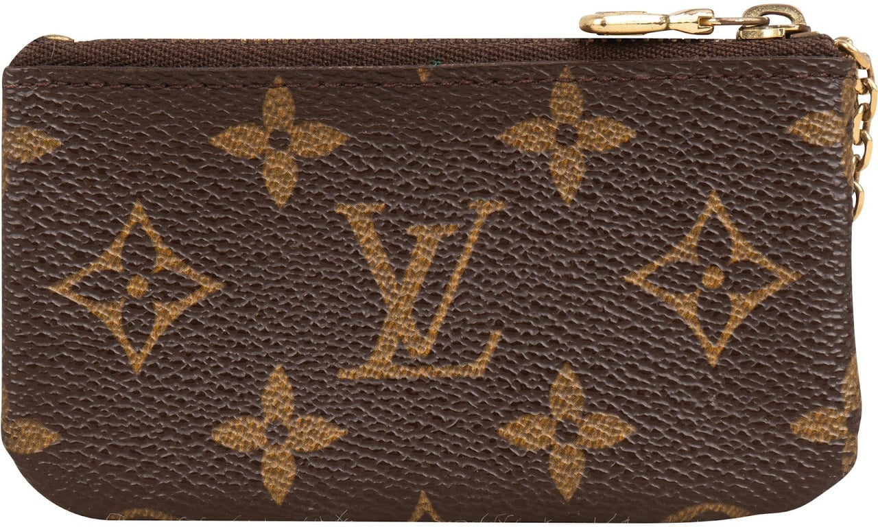 Louis Vuitton Monogram Canvas Cles Key Pouch Wallet Bruin