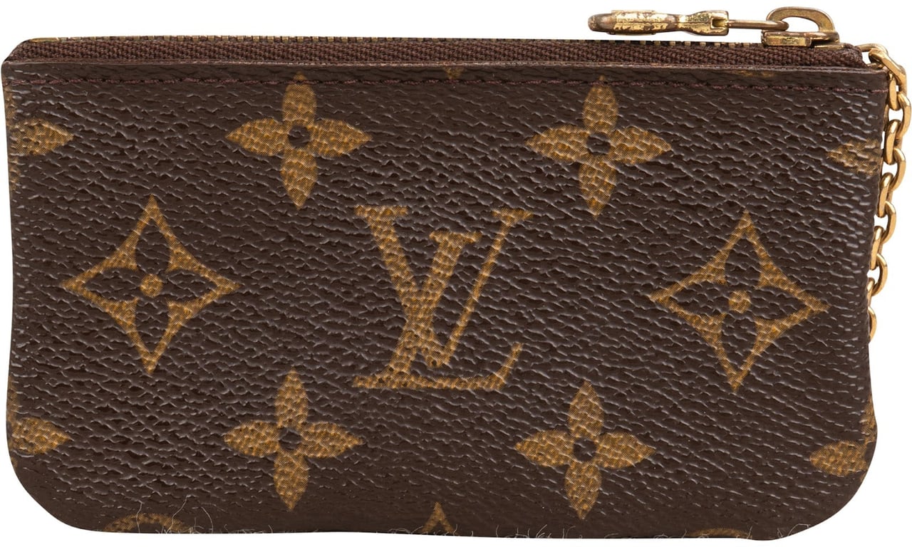 Louis Vuitton Monogram Canvas Cles Key Pouch Wallet Bruin
