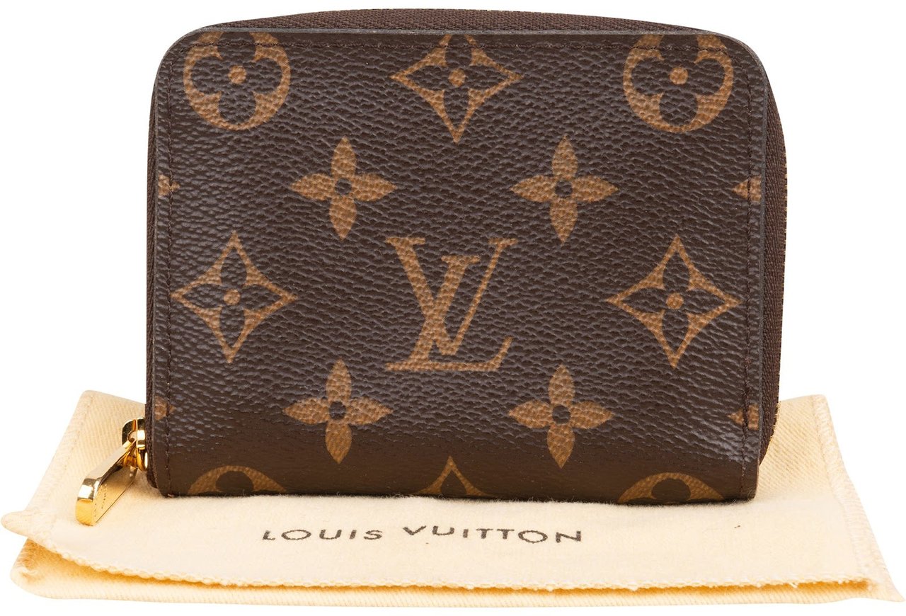 Louis Vuitton Monogram Canvas Zippy Coin Purse Wallet Bruin