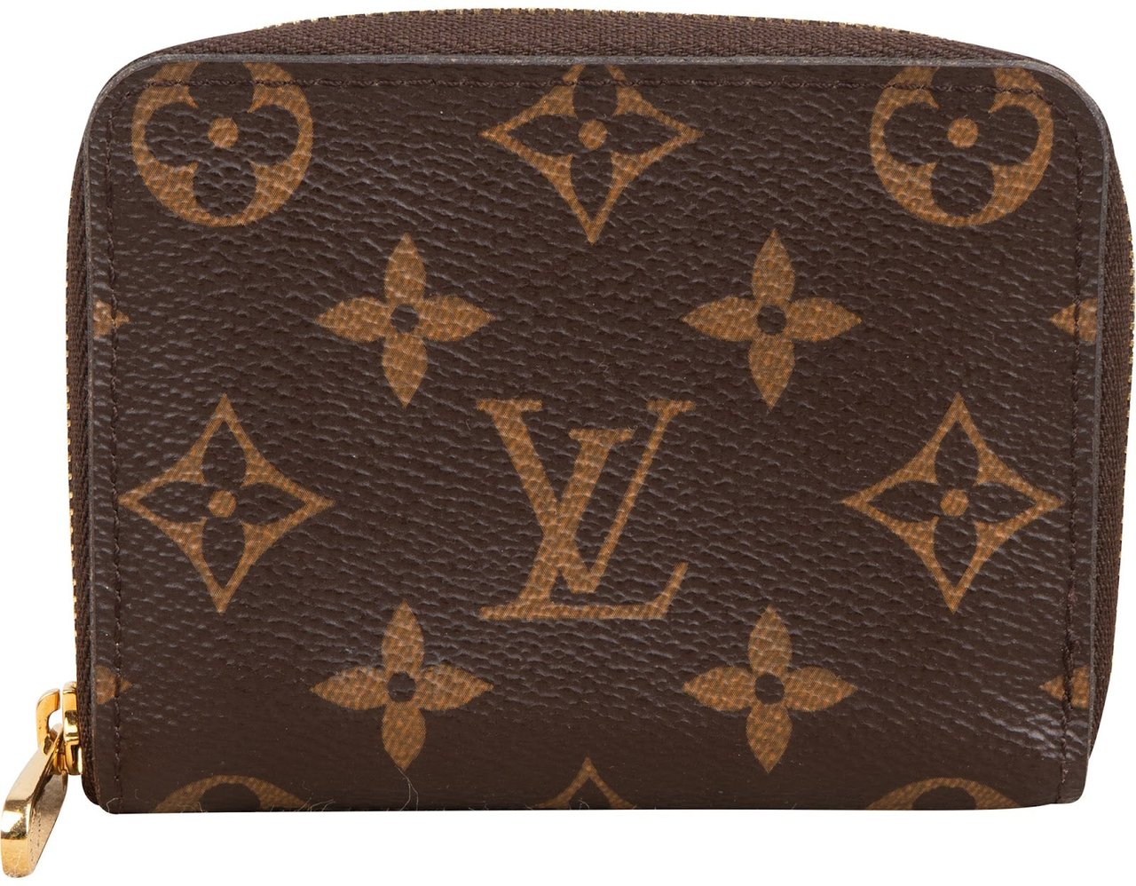 Louis Vuitton Monogram Canvas Zippy Coin Purse Wallet Bruin