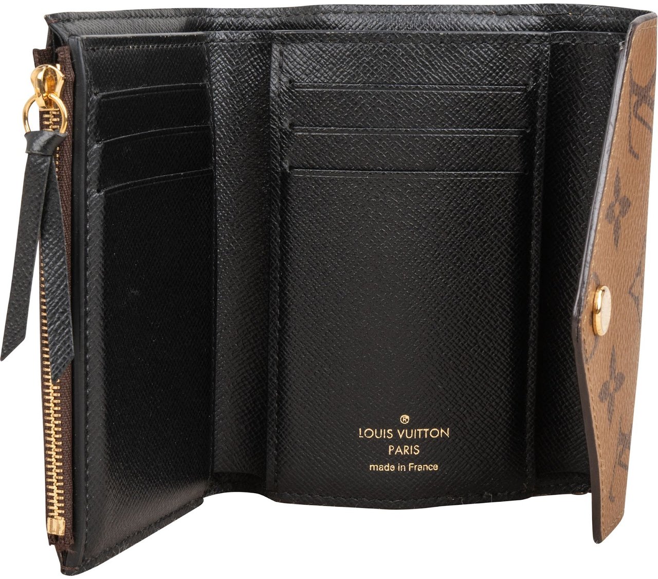 Louis Vuitton Monogram Reverse Canvas Victorine Wallet Bruin