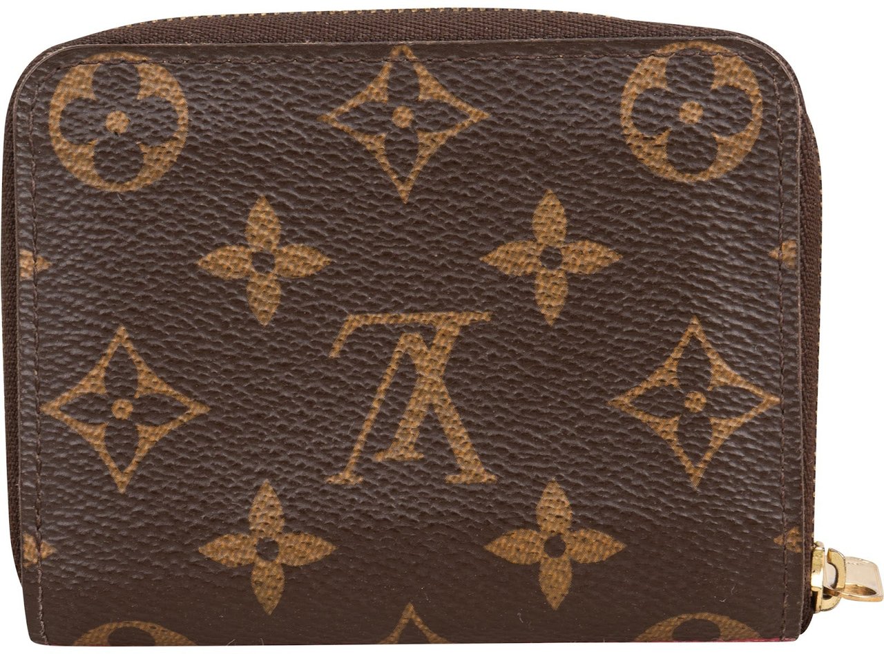 Louis Vuitton Monogram Illustré Transatlantic Zippy Coin Purse Wallet Bruin