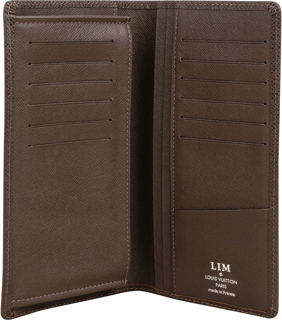 Louis Vuitton Brun Taiga Leather Brazza Wallet Bruin